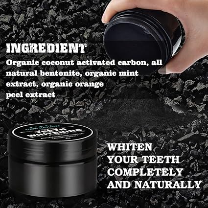 🦷 Charcoal White Teethning Powder