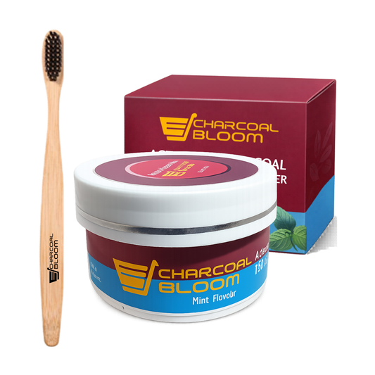 Activated Charcoal Teeth Whitening Powder.